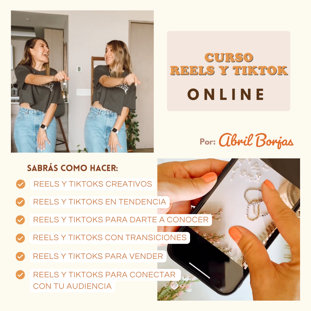 Curso Reels y TikTok sábado 30 de septiembre