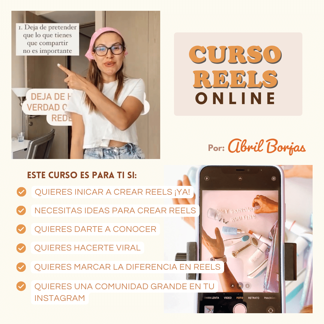 Curso de Reels Online BÁSICO 13 de mayo