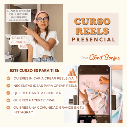 Curso de Reels en Guadalajara 13 de Mayo